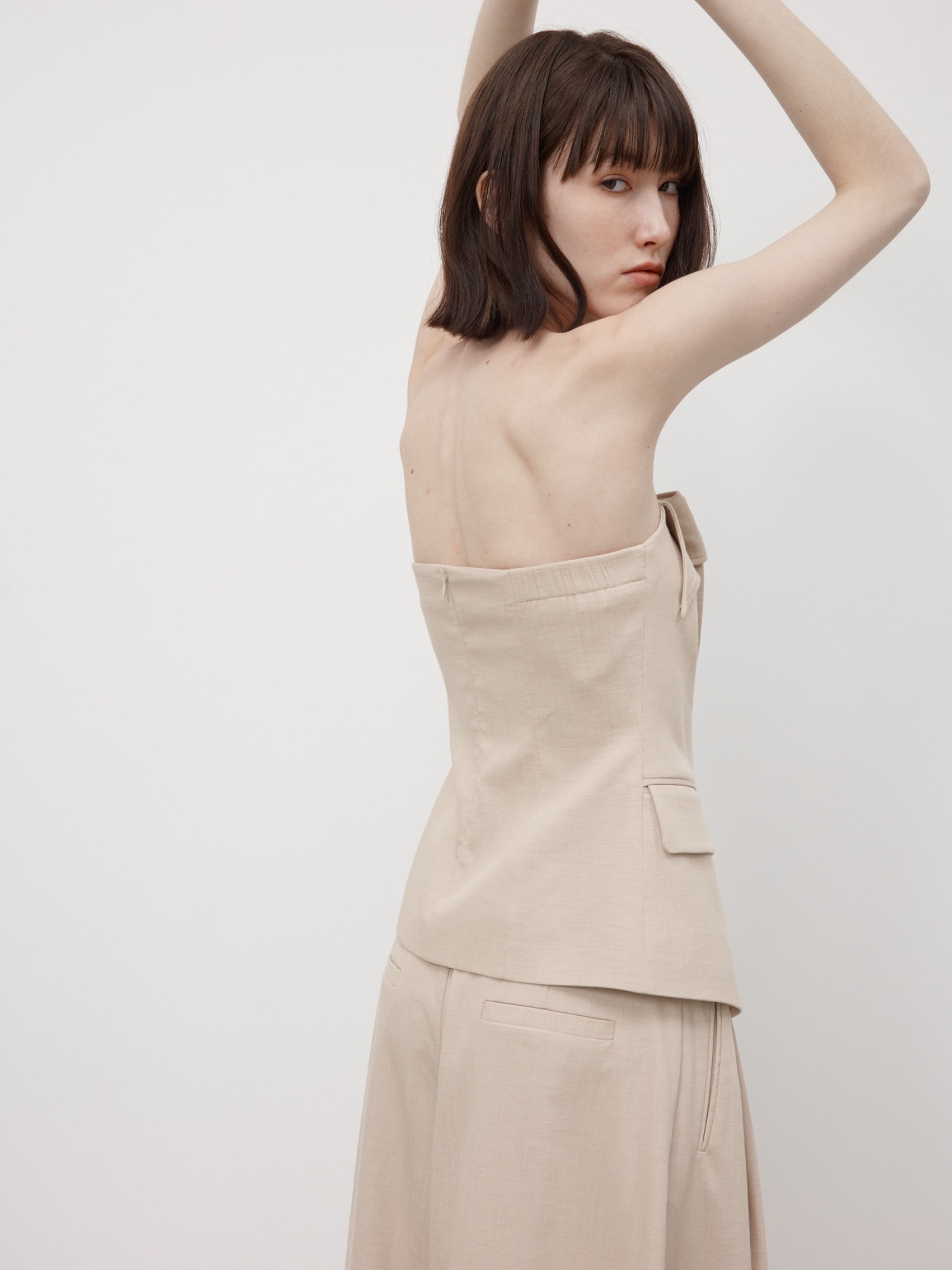 Selly Strapless Set