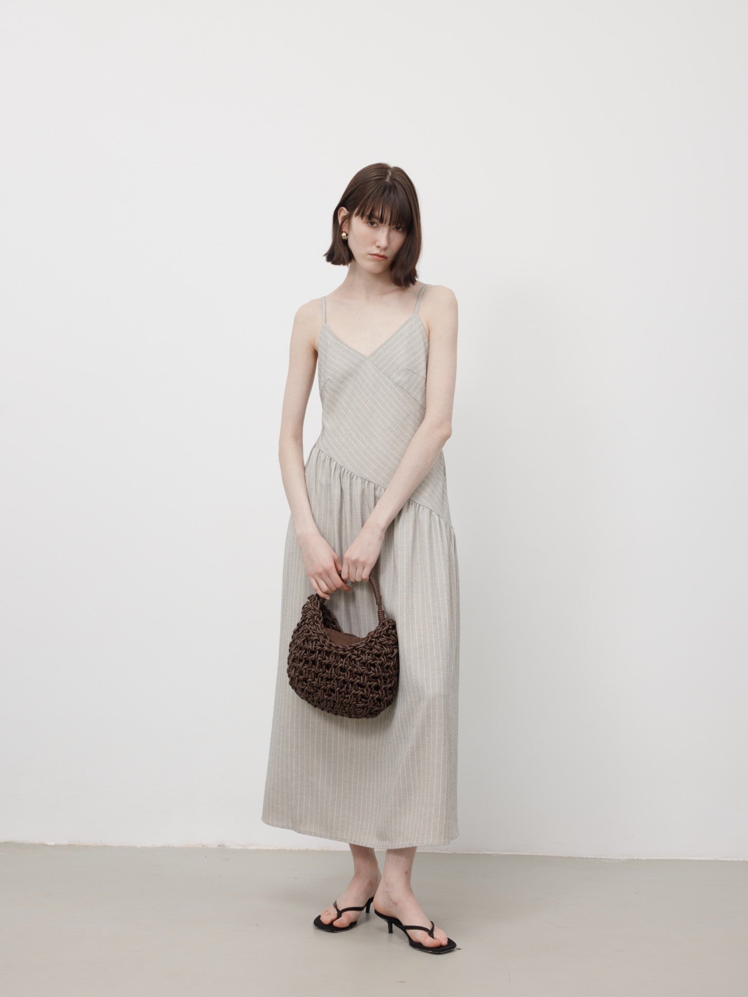 Elowen Pinstripe Dress