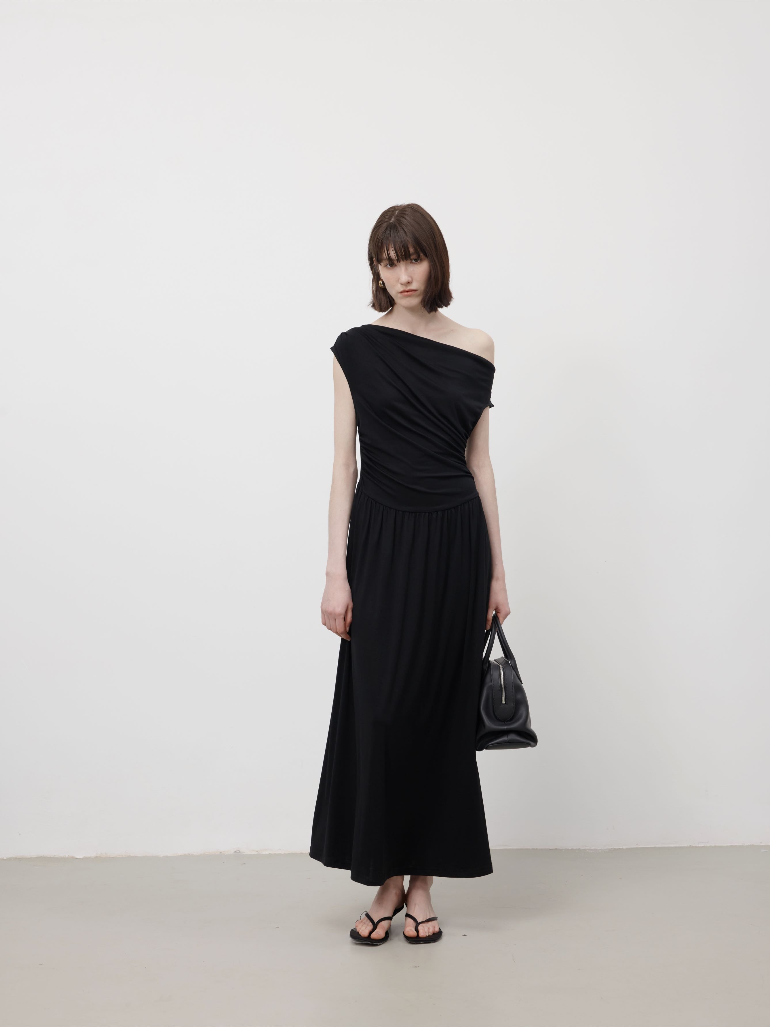 Nyx Draped Long Dress