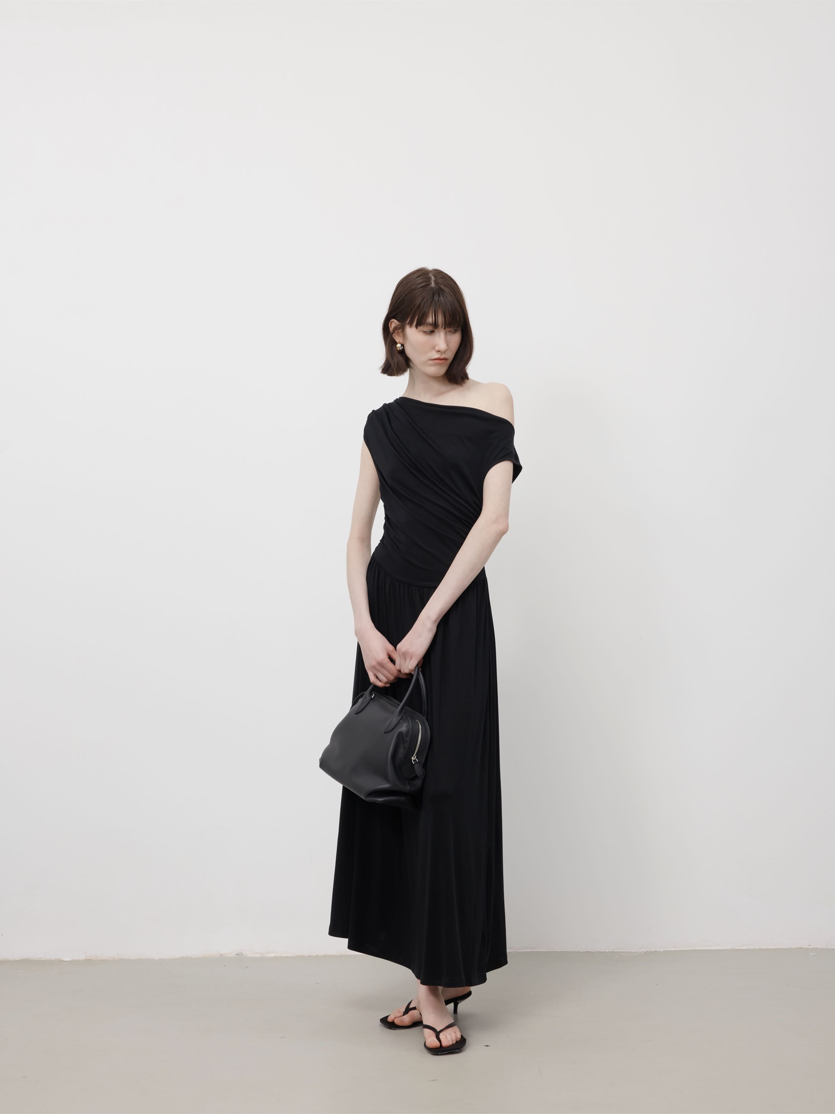 Nyx Draped Long Dress