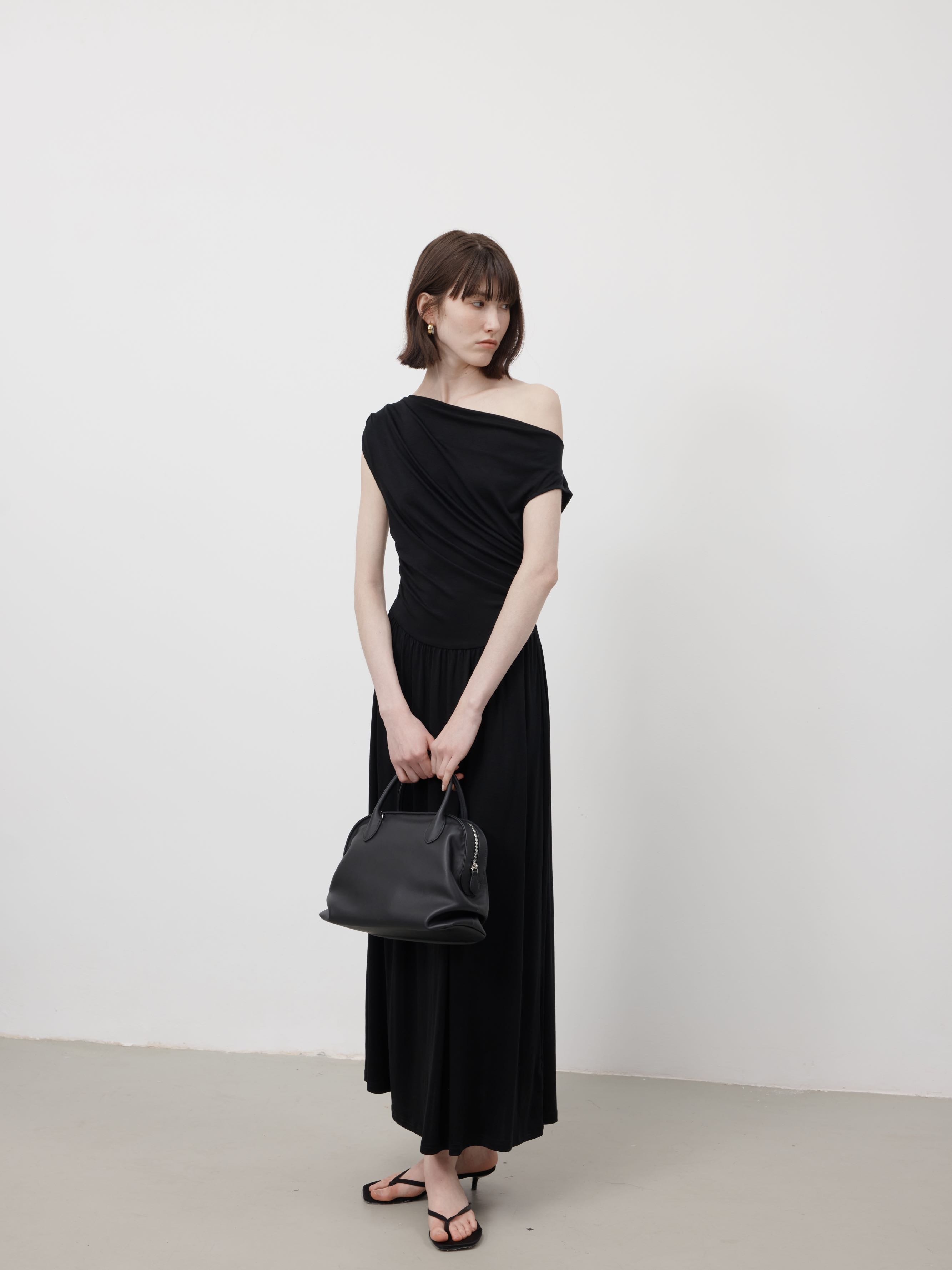 Nyx Draped Long Dress