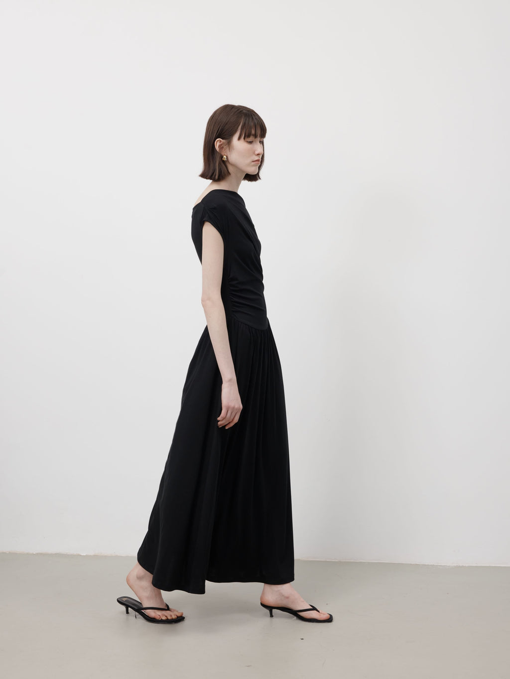 Nyx Draped Long Dress