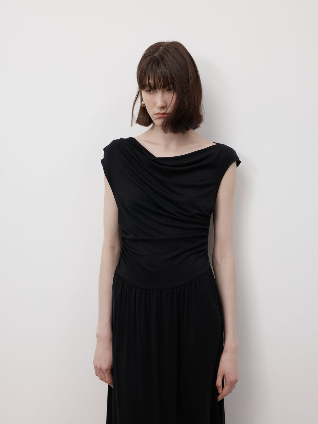 Nyx Draped Long Dress