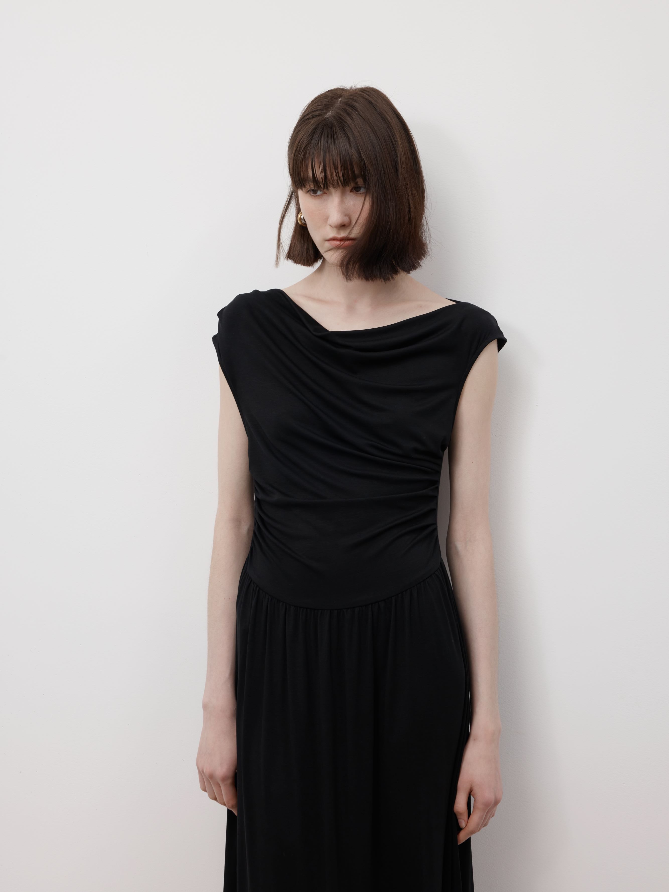 Nyx Draped Long Dress