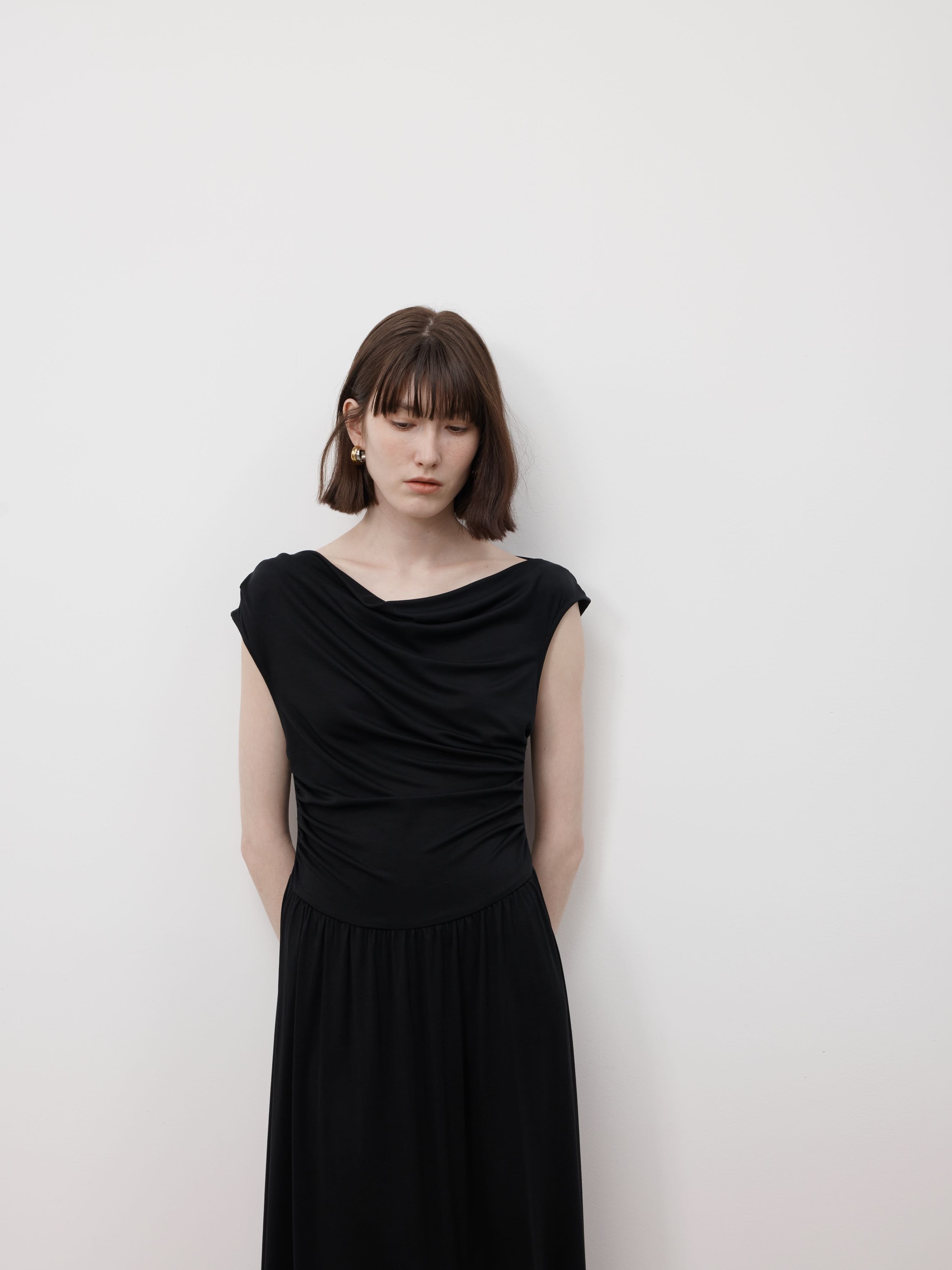 Nyx Draped Long Dress