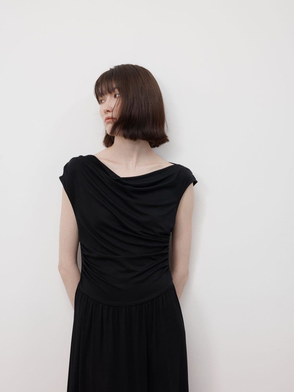 Nyx Draped Long Dress