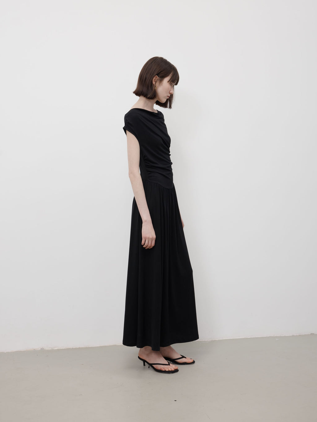 Nyx Draped Long Dress