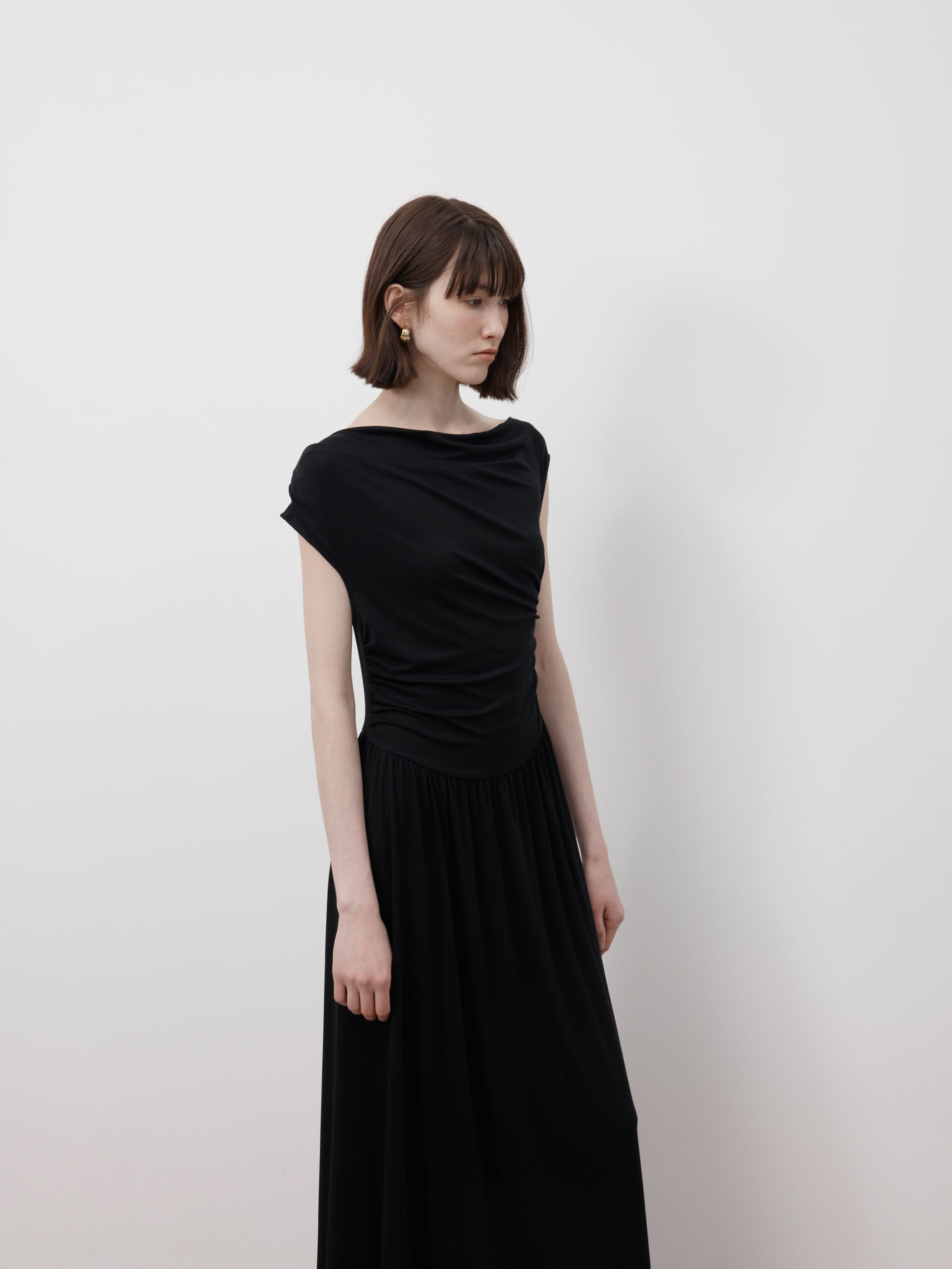 Nyx Draped Long Dress