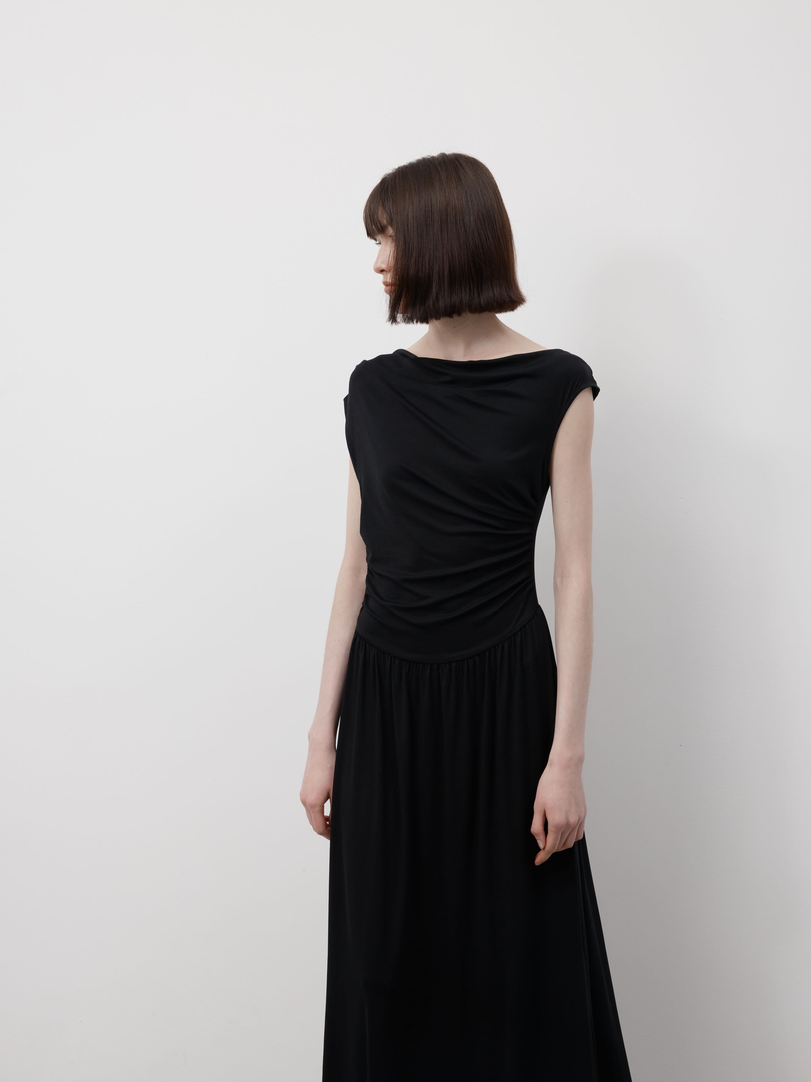 Nyx Draped Long Dress