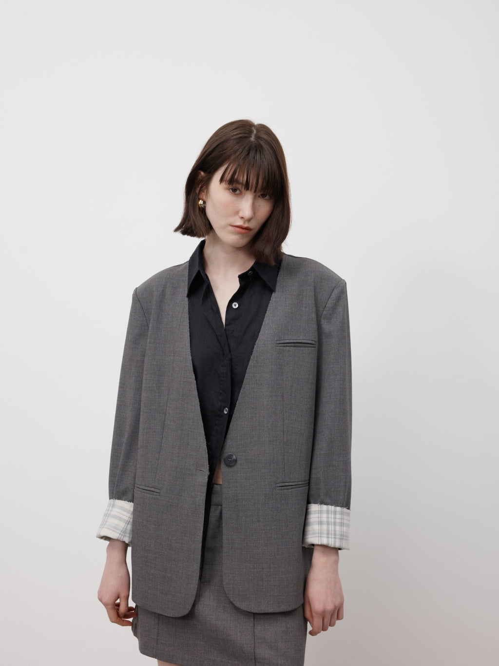 Arden Raw Blazer Set