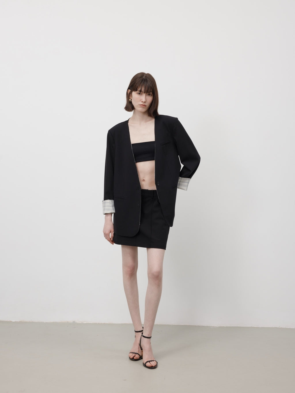 Arden Raw Blazer Set