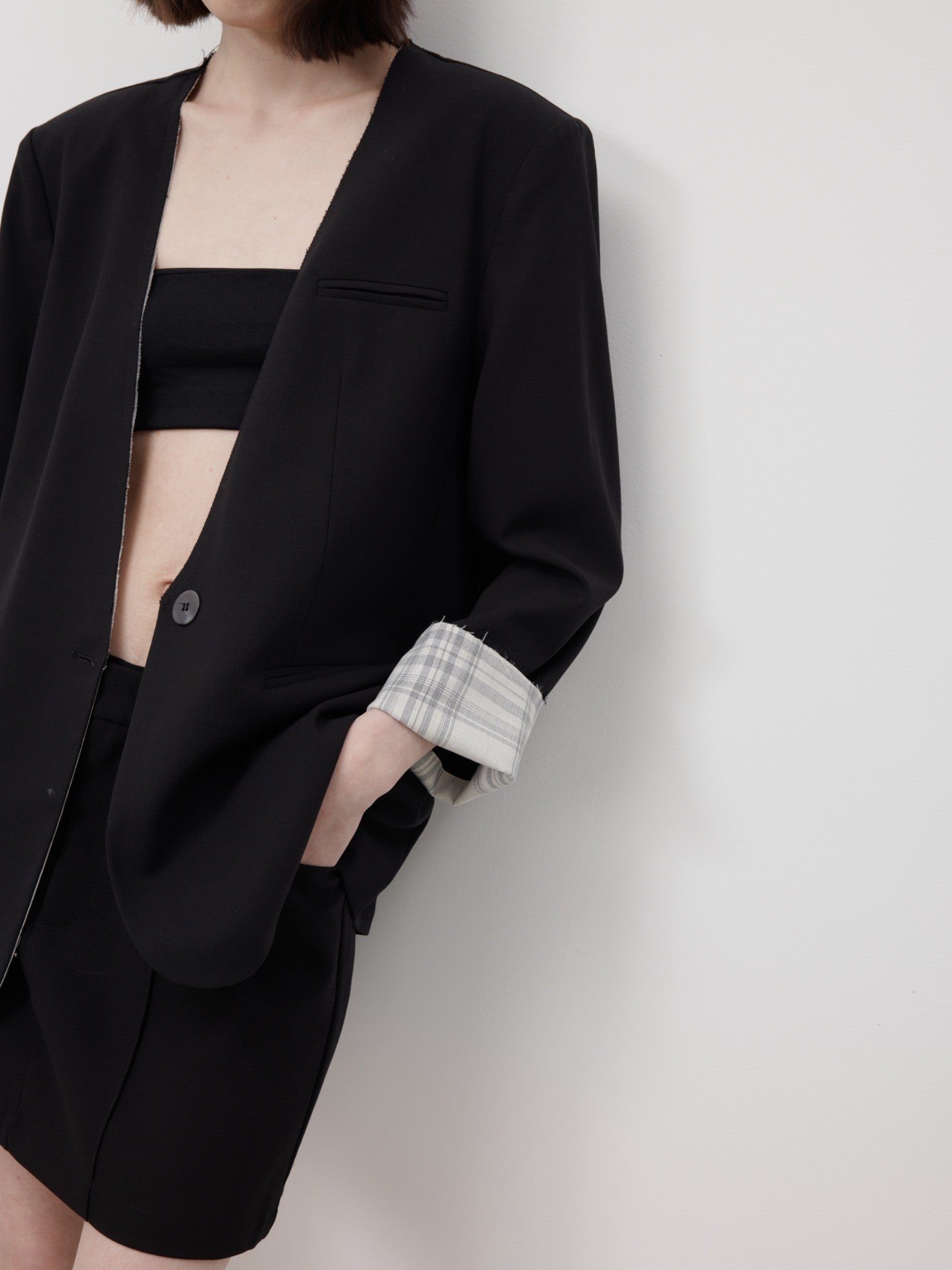 Arden Raw Blazer Set